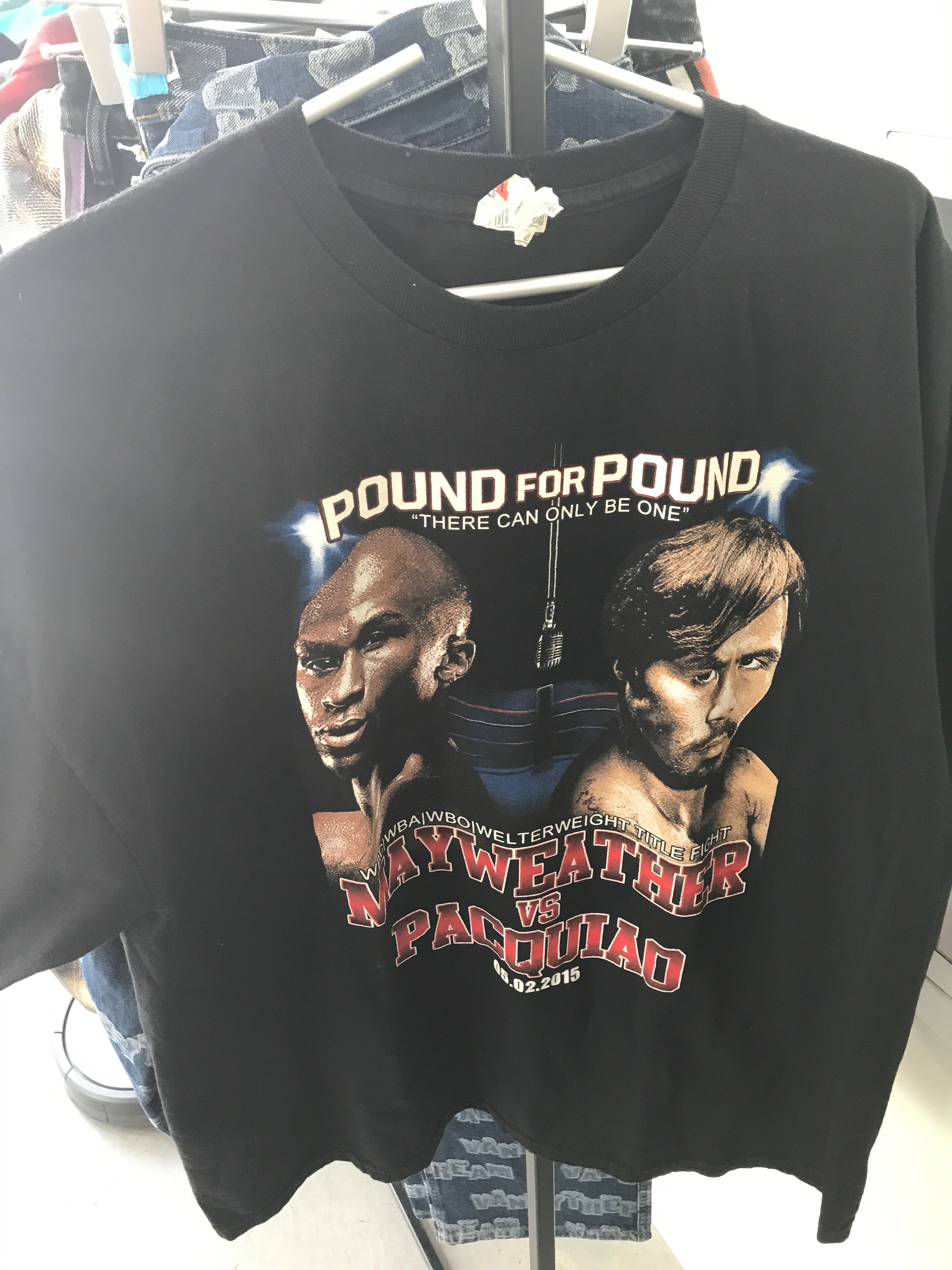 MAYWEATHER V PACQUIAO TEE 2XL