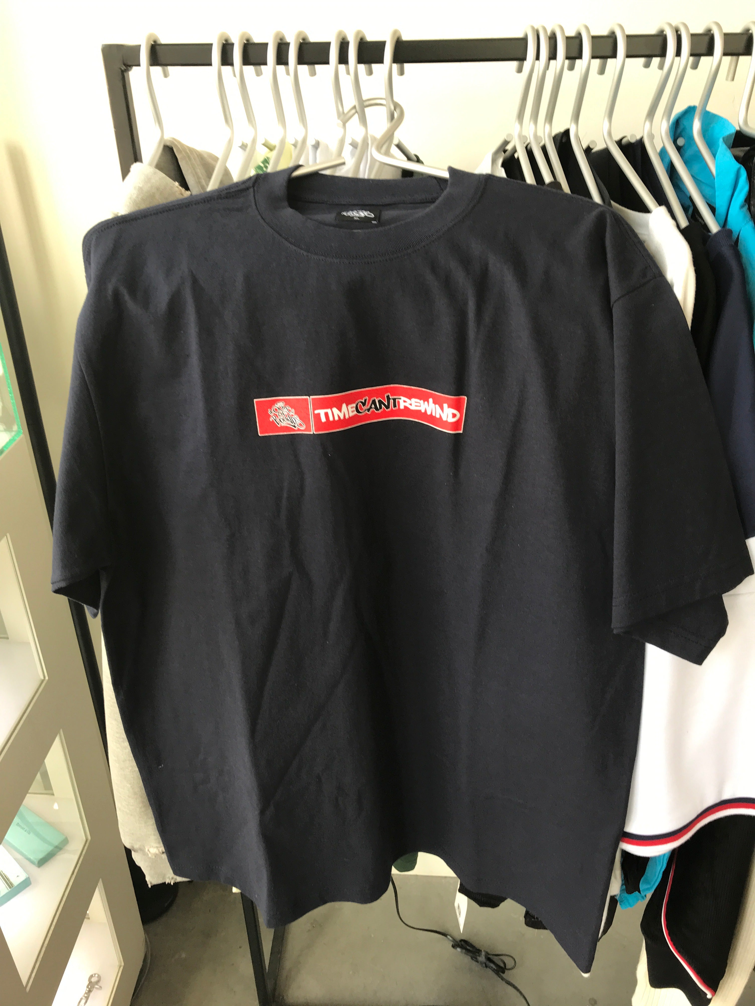 TIME CAN’T REWIND TEE XL