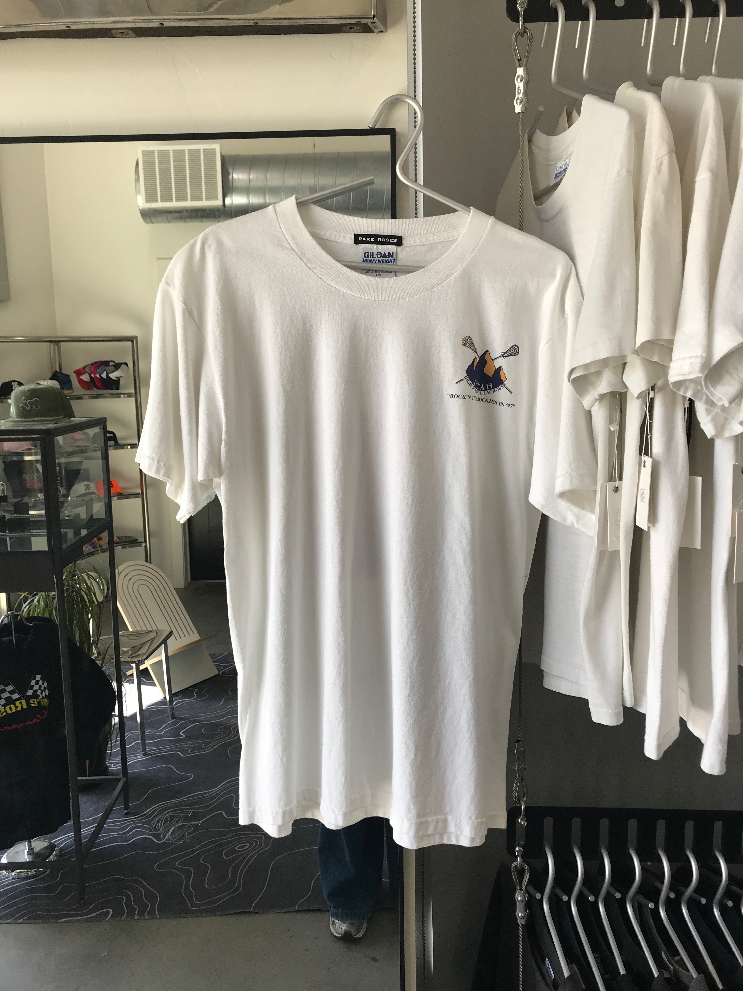 1997 UTAH HIGH SCHOOL LACROSSE TEE SIZE L