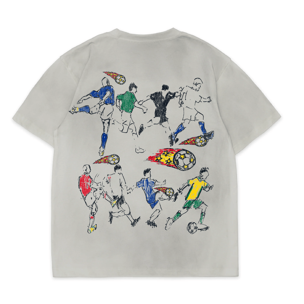 WORLDCUP DIRTY WHITE TEE