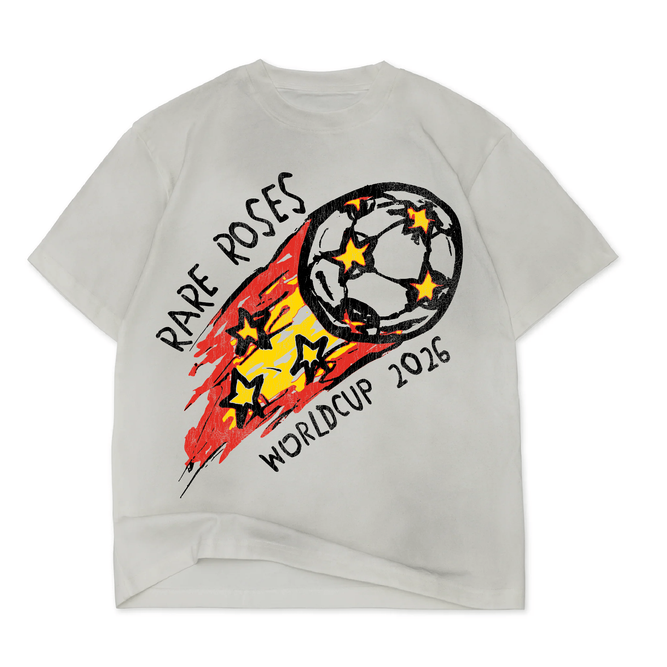 WORLDCUP DIRTY WHITE TEE