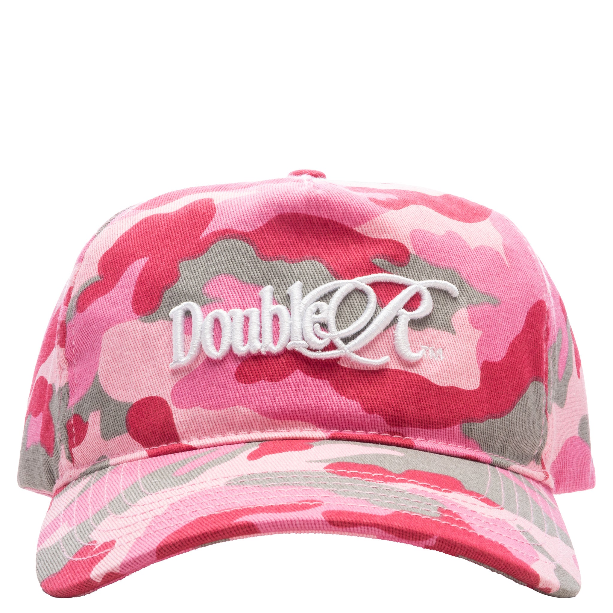 PINK CAMO SCRIPT HAT