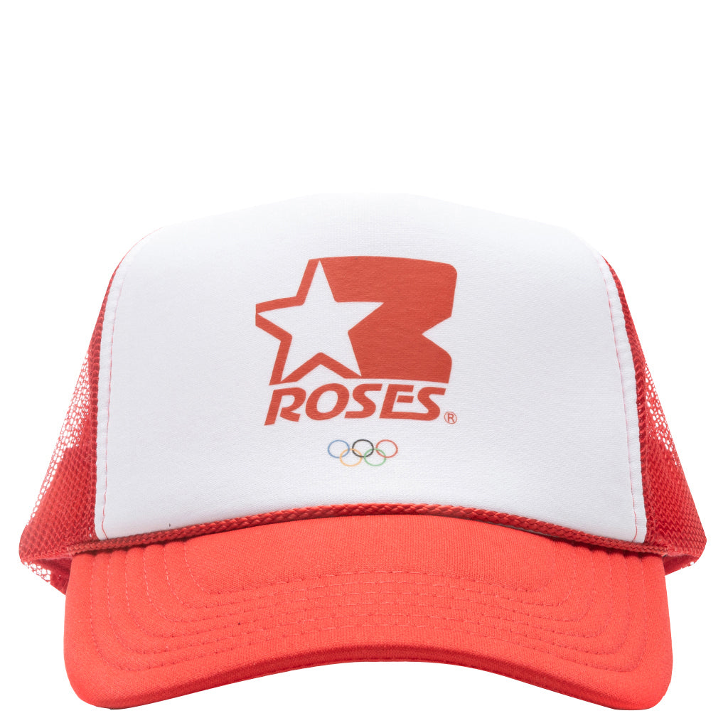 5 Rings Trucker Red