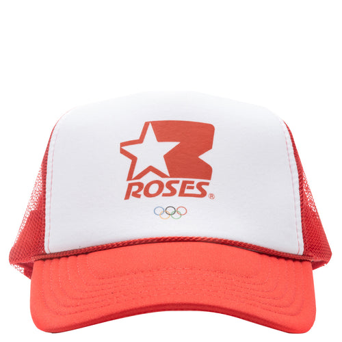 5 Rings Trucker Red