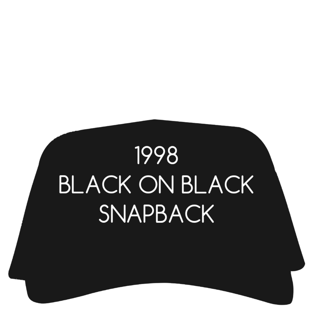 1998 Black on Black Snapback