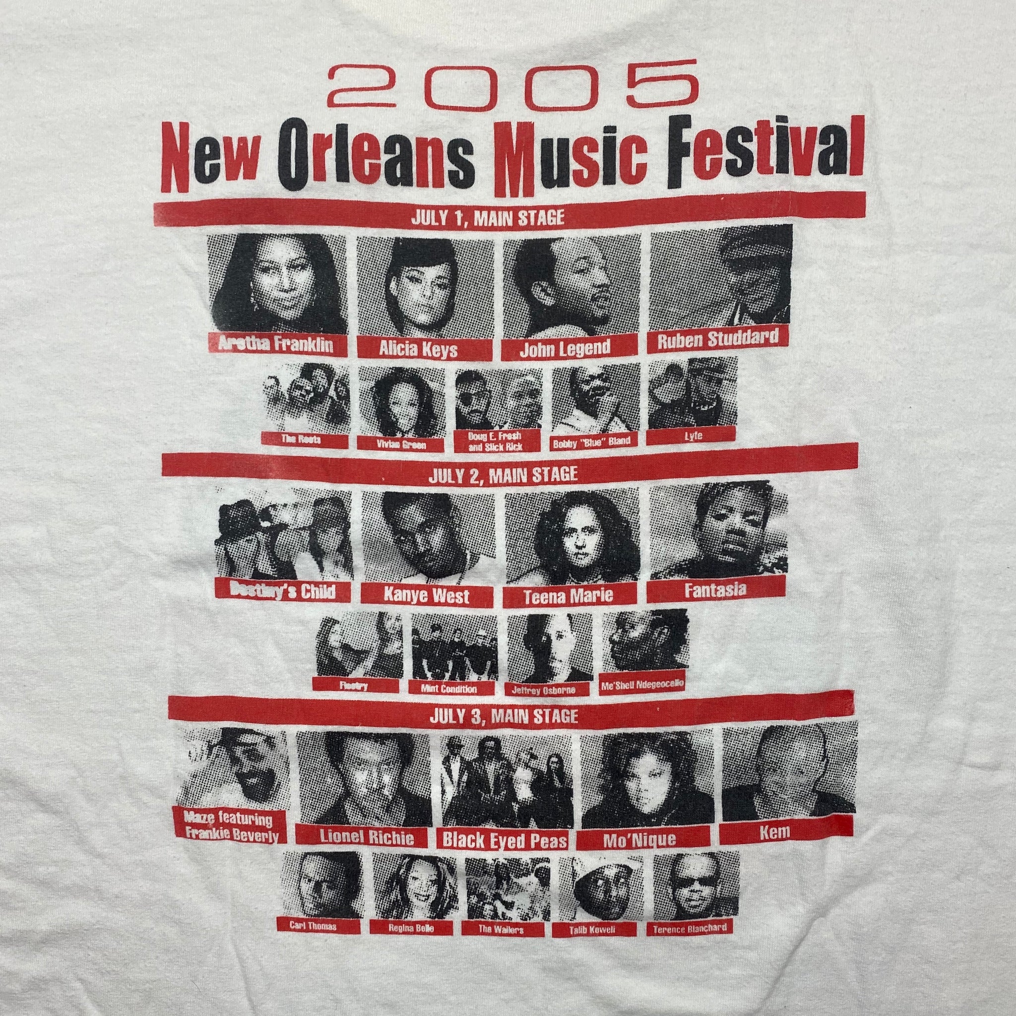 2005 New Orleans Music festival shirt
