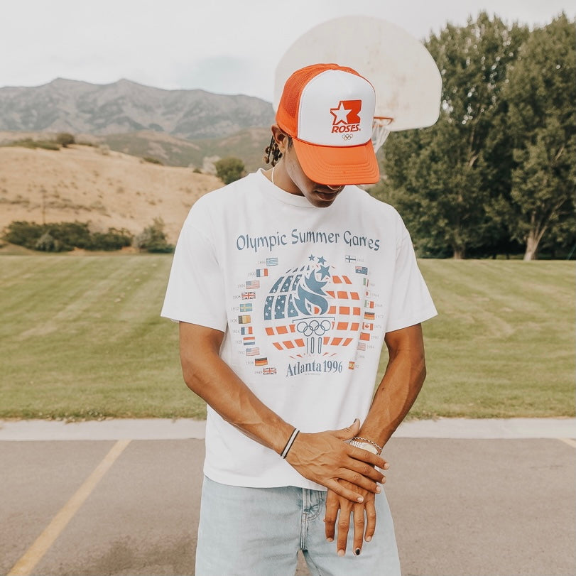 5 Rings Trucker Red